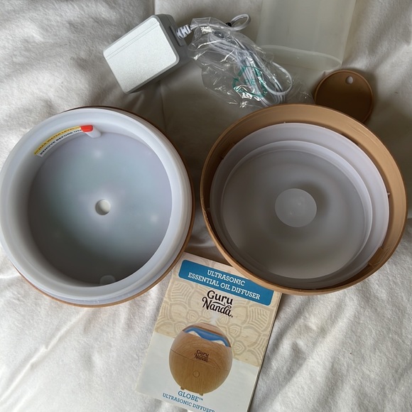 Ultrasonic Essential Oil Diffuser aromatherapy globe Guru Nanda - New - Picture 11 of 16